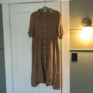 Button down dress